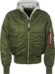 Alpha Industries Ma 1 D Tec Puffer Os Bomber Jacket Green