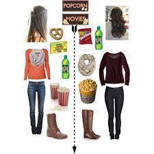 Going To The Movies Fall Outfit Winter Outfit By Marybosler On Polyvore Cute Winter Outfits Date Outfits Outfits