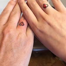 Wedding Rin Heart Tattoo Couples Kalp Yuzuk Parmagi Cift Dovmesi Yuzuk Parmagi Dovme Cift Dovmeler