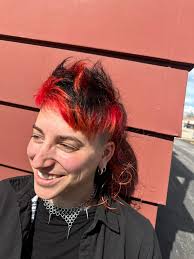 Behind the chair with Drew