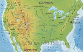 Geographical Map Of United States United States Map The Unit Physical Map