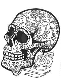 Sugar Skull Coloring Pages In 2020 Skull Coloring Pages Mandala Coloring Pages Coloring Pages