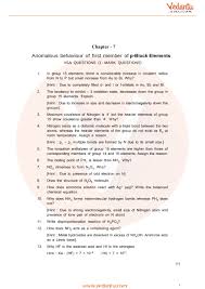Important Questions For Cbse Class 12 Chemistry Chapter 7 The P Block Elements