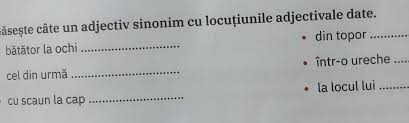 Sinonimul a baga de seama. GÄƒseÈ™te Cate Un Adjectiv Sinonim Cu LocuÈ›iunile Adjectivale Date Rapid VÄƒ Rog Brainly Ro