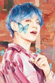 Winsor & newton acrylic paint and van bleiswijck holland acrylic paint. Pin By Lee On Kim Taehyung V Bts ê¹íí Fan Art Bts Fanart Bts Drawings