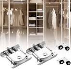 Uni-Fine - Juego de 4 Ruedas para Muebles de Metal, Kit Ruedas Puerta  Corredera : Amazon.es: Bricolaje y herramientas