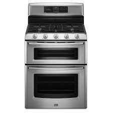 Replacing a burner element on a maytag gemini stove can typically be done quickly and easily by the owner without the need for a service. Maytag Gemini 30 In 5 Burner 3 9 Cu Ft 2 1 Cu Ft Self Cleaning Double Oven Convection Gas Range Stainless Steel In The Double Oven Gas Ranges Department At Lowes Com