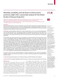 Since 1993, it has been finding out. Pdf Mortality Morbidity And Risk Factors In China And Its Provinces 1990 2017 A Systematic Analysis For The Global Burden Of Disease Study 2017