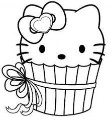Top cupcake coloring pages for kids child has very short attention span. Hello Kitty Cupcake Coloring Pages Cupcake Coloring Pages Shopkins Coloring Pages Free Printable Hello Kitty Colouring Pages