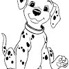 Dalmatians2 coloring pages for kids online. 1