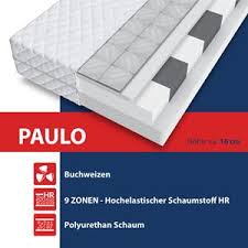 Die junior kindermatratze mit einer größe von 80x180 cm gehört zu doppelseitigen matratzen, bei denen kinder zwischen der weicheren und der steiferen seite wählen können. Likeinheaven Kindermatratze Paulo Matratze Hr Buchweizen Hohe 16 Cm H2 Weiss 80 X 180 Cm Schaumstoff Amazon De Kuche Haushalt