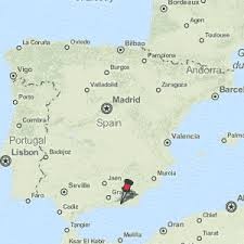 By portugal in the west, by france and andorra in the northeast, by gibraltar and morocco (the spanish territories of ceuta and melilla in north africa), in the south. Ugijar Map Spain Latitude Longitude Free Maps