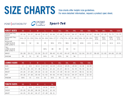 size chart new york mills school webstore