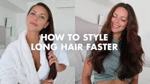 This hairstyle expresses her natural curls and a feminine feeling different from the usual unnatural curls. How To Style Long Hair Faster Tips And Tricks Youtube