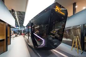 Moscow Introduces New Age Transportation With Futuristic Trams Designtaxi Com Train Futuristic Architecture Futuristic