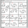 Identify the given triangles as visually similar, congruent or neither. 1