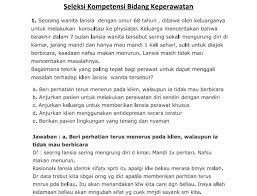 Permenpan no 25 tahun 2014 jabatan fungsional jf perawat. Materi Soal Skb Keperawatan Cpns 2020 Seleksi Kompetensi Bidang Antapedia Com