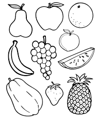 Овощи и фрукты рисунок для детей