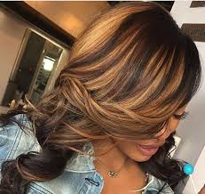 Black hair with highlights now has the issue of leaving the beholder breathless as you are soon to see the following images*. Blonde Highlights Hair Styles Honey Blonde Hair Hair Highlights