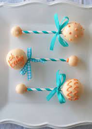 Aqua And Coral Baby Shower On To Baby Baby Shower Cake Pops Coral Baby Showers Baby Shower Cakes