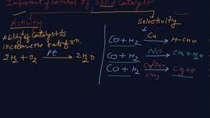Activity And Selectivity Class 12 Chemistry Surface Chemistry Youtube