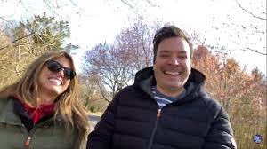 The child is the first for the late night host and my wife and i thank you for all of the nice baby well wishes. Jimmy Fallon And Wife Nancy Talk Falling In Love Watch