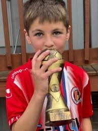 Meet Ryan Brophy our under 12M goalkeeper. Ryan is managed and coached by  David Bracken. Thanks to MGD for sponsoring the team for the 2024/25 season  🔴⚪️⚫️