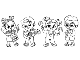 Carnaval kleurplaat | Print hier gratis de leukste carnaval kleurplaten!