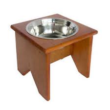 This elevated feeding station with bowls and does more than just feed your pet. Elevated Dog Bowl Stand Wooden 1 Bowl 250 Mm 10 Tall Raised Dog Bowl Ebay