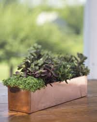 Metal rectangle planter and utilize copper plant tray that matches your creativity through the holes but can be hot or. Tall Rectangular Copper Plant Tray 18 X5 X4 Gardeners Com Plant Tray Plants Potted Plant Centerpieces