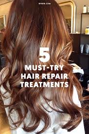 How to fix damaged hair : Which In Salon Hair Repair Treatments Work Best We Try Them Hair Repair Treatments Damaged Hair Repair Hair Repair