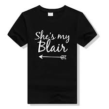 Us 8 11 28 Off Shes My Serena Shes My Blair Bff T Shirt Harajuku Tumblr Hipster Women Tops Student Cotton Casual Tee Shirt Femme White Black In