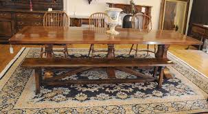 See more ideas about farmhouse table, farmhouse table with bench, dining room table. Refectory Table And Bench Set Farmhouse Kitchen Dining Norfolk Trestle
