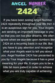 2424 Angel Number Its Meaning And Symbolism Mind Your Body Soul Angel Number Meanings Angel Numbers The Secret Book