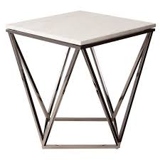 Galaxy Side Table Stainless Steel Side Table Marble Furniture Side Table