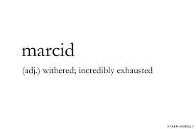 Marcid Withered Incredibly Exhausted Weird Words Cool Words Unusual Words