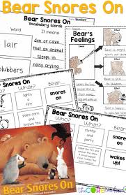 Bear Snores On Interactive Read Aloud Lesson Plans And Activities Kindergarten Writing Activities Hibernation Preschool Activities Kindergarten Lessons
