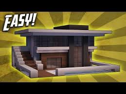 How To Build A Small Modern House In Minecraft Minecraft How To Build A Small Modern House Tutorial 9 Youtube Minecraft Small Modern House Minecraft Modern Modern Minecraft Houses