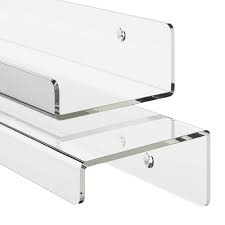 Maybe you would like to learn more about one of these? Unum Set Of 2 Acrylic 24 Invisible Floating Shelves For Wall Clear Hanging Wall Display Shelf Ledges Ledge Vinyl Lp Record Display Shelves 24 Long X 4 Deep 2 Pack Buy Online