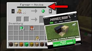 Minecraft 19w11a Out Now New Trading Tables Village And Pillage Trading Pocket Edition Minecraft