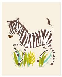Zebra Safari Zoo Art Print 8x10 15 00 Via Etsy Zoo Art Zebra Illustration Zebra Art