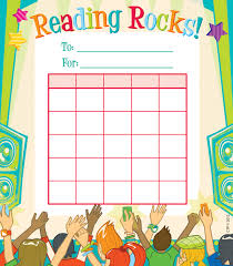 Reading Rocks Student Incentive Charts