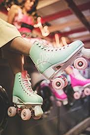 Rio Roller Rollschuhe Script Teal Coral 37 Rollschuh Schuhe Rollschuhe Roller Disco