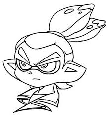 Agent 8 splatoon 2 octo expansion coloring pages 31 aug 2020 post a comment number 8 also referred to as number 10 008 is the protagonist octoling of splatoon 2 s. Coloring Page Splatoon Rider 7