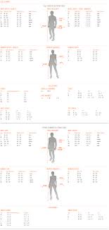 De Marchi Cycling Clothing Size Charts Mr Cycling World