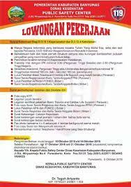 . jaminan layanan kesehatan yang ditanggung oleh dinas kesehatan provinsi dki jakarta melalui up. Lowongan Kerja Dinas Kesehatan Kabupaten Banyumas Rekrutmen Lowongan Kerja Bulan April 2021