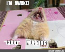 Meme I M Awake Good Morning All Templates Meme Arsenal Com