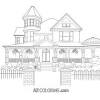 Houses are a very popular subject for coloring pages. 1