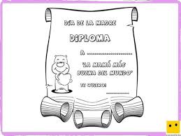Más estaciones y celebraciones para colorear. Diplomas Y Tarjetas Del Dia De La Madre Para Descargar Y Pintar Colorear Imagenes