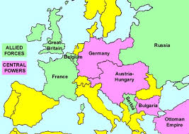 Where is austria located on the world map. On Outline Map Of World Locate The Member Countries Are In Central Power And Alliance Power Social Science The Making Of A Global World 13705740 Meritnation Com